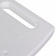 Rectangular shower stool with height adjustment Rectangular shower stool with height adjustment
