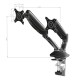 iiyama Sleek and stylish dual gas spring arm