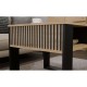 MODERN 2P MINI SLIM coffee table, artisan/black