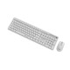 Gembird KBS-WMS-01-W Silent key Pro Business wireless desktop set, white, US layout