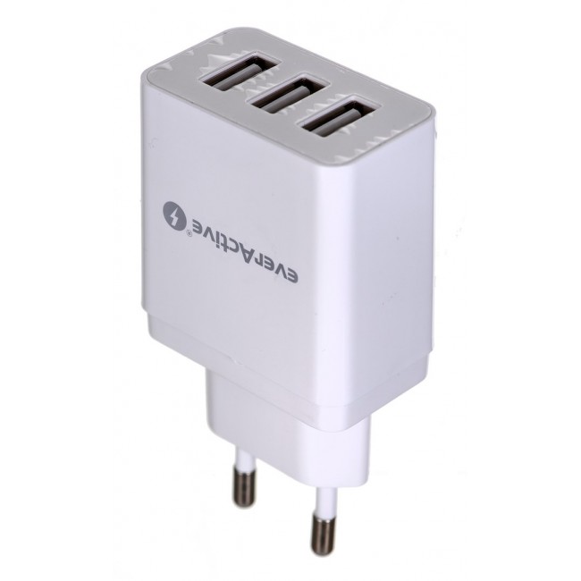 USB wall charger everActive SC-300 3xUSB 3.4A USB wall charger everActive SC-300 3xUSB 3.4A