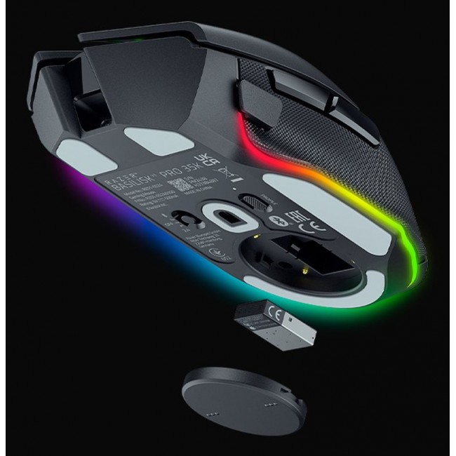 Razer Basilisk V3 Pro 35K mouse Gaming Right-hand RF Wireless + Bluetooth + USB Type-A Optical 35000 DPI Razer Basilisk V3 Pro 35K mouse Gaming Right-hand RF Wireless + Bluetooth + USB Type-A Optical 35000 DPI