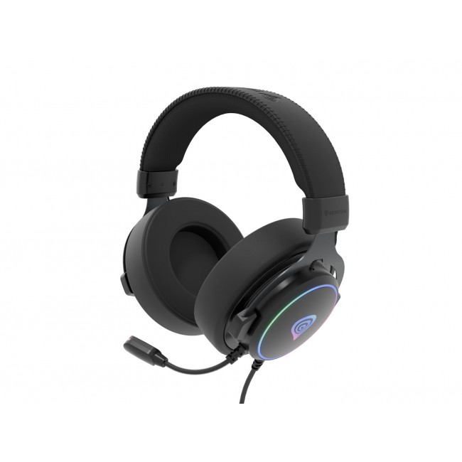 GENESIS NSG-2169 headphones/headset Wired Head-band Gaming USB Type-A Black