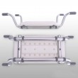 Recessed bench for bathtub - adjustable
