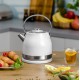 Zelmer ZCK7940 electric kettle 1.5 L 2200 W Stainless steel, White