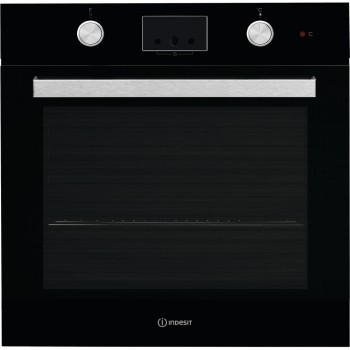 Indesit IFW 65Y0 J BL oven 66 L A Black, Stainless steel