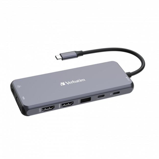 Verbatim CMH-14 USB Type-C 5000 Mbit/s Silver Verbatim CMH-14 USB Type-C 5000 Mbit/s Silver