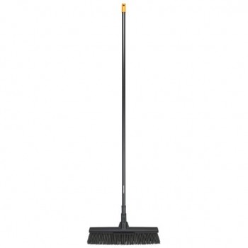 Fiskars 1025926 broom Indoor Soft / Hard bristle Aluminium Black