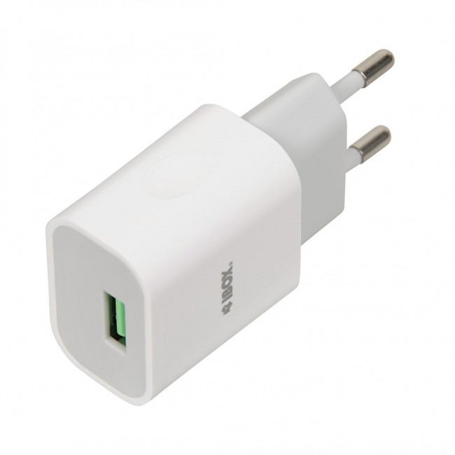 Power charger iBOX C-41 USB 2A, 1 USB port, microUSB cable, White Power charger iBOX C-41 USB 2A, 1 USB port, microUSB cable, White