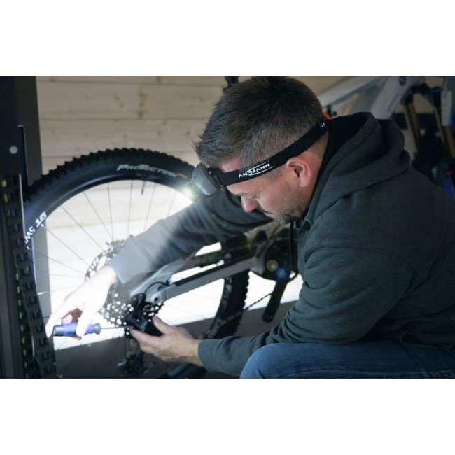 Ansmann HD450FRS Black, Grey Headband flashlight LED