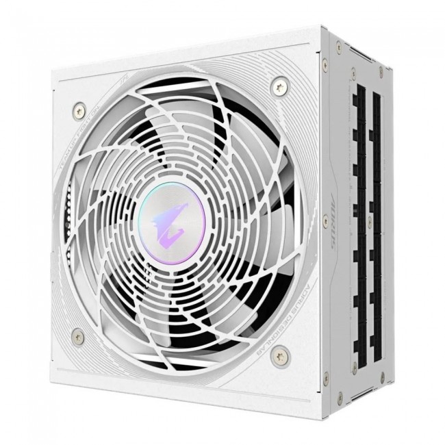 GIGABYTE AORUS ELITE P1000W ICE Power Supply Unit - PCIe 5.0, 80 PLUS Platinum, Fully modular design, 120mm Fan, ATX 3.0 compatible, EU Plug GIGABYTE AORUS ELITE P1000W ICE Power Supply Unit - PCIe 5.0, 80 PLUS Platinum, Fully modular design, 120mm Fan, ATX 3.0 compatible, EU Plug