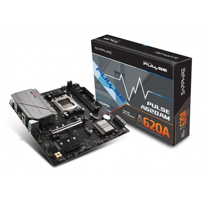 Sapphire PULSE A620AM AMD A620A Socket AM5 micro ATX