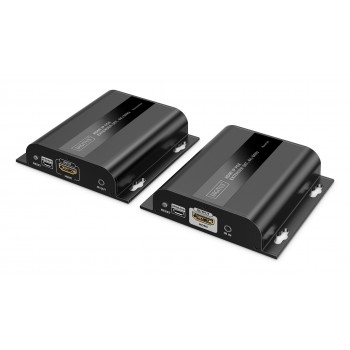 HDMI Extender 4K/60Hz Cat6 IP PoE Set