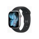 Apple Watch Series 11 GPS + Cellular 46mm Space Grey Aluminium Case with Black Sport Band - S/M