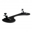 R-Go Tools Armrest R-Go, ergonomic, symmetrical, with abdominal cutout, soft foam, black
