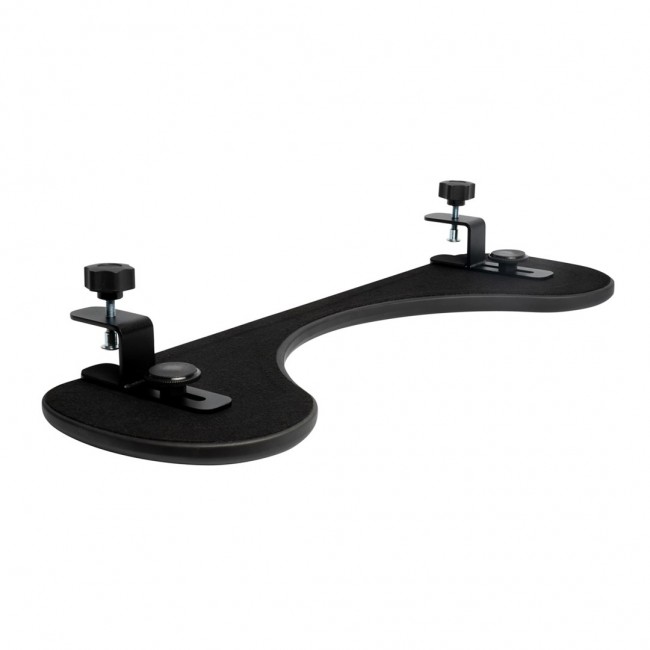 R-Go Tools Armrest R-Go, ergonomic, symmetrical, with abdominal cutout, soft foam, black