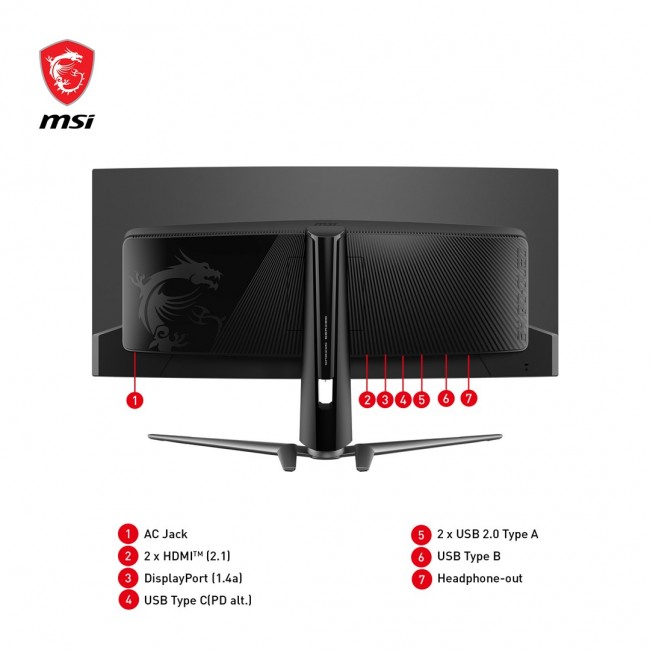 MSI MAG 341CQPDE QD-OLED computer monitor 86.4 cm (34