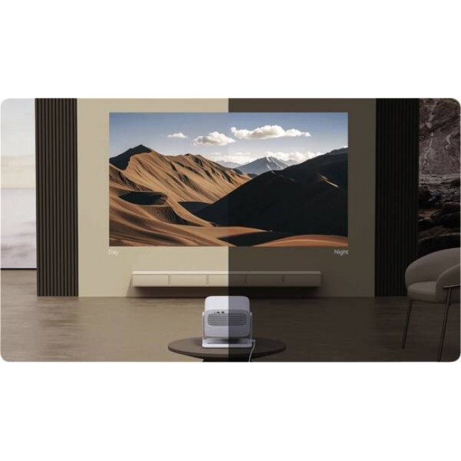 Projector Wanbo Vali 1 White, Full HD, 900 ANSI, Android TV 11, Gimbal
