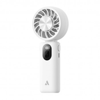 AECOOLY Halo 04 ICING Foldable Handheld Fan with Cooling Plate, White