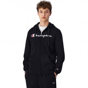 Men's Champion Full Zip Hoodie black 220255 KK001 L
