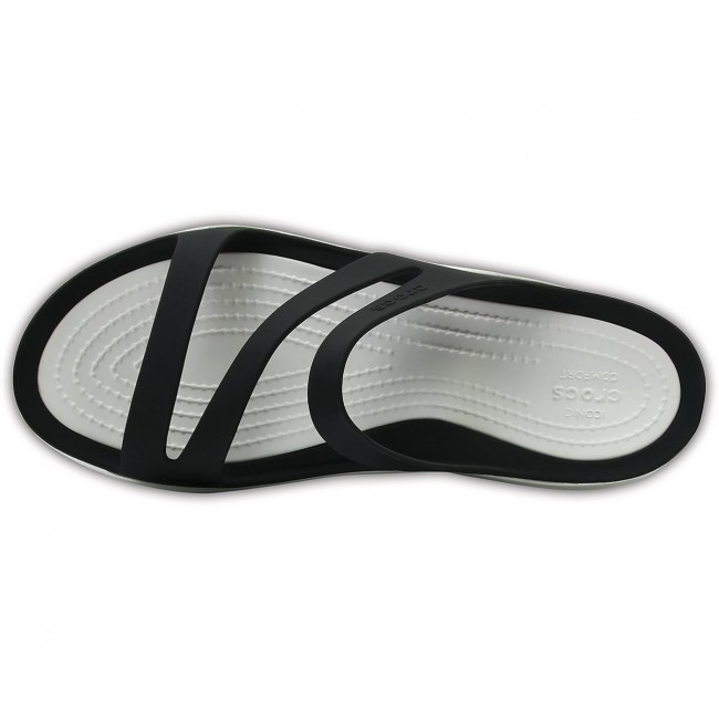 Crocs Swiftwater Female Black, White Crocs Swiftwater Female Black, White