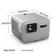 BenQ TK705STi Short throw projector 3000 ANSI lumens DLP UHD 4K (3840x2160) Grey