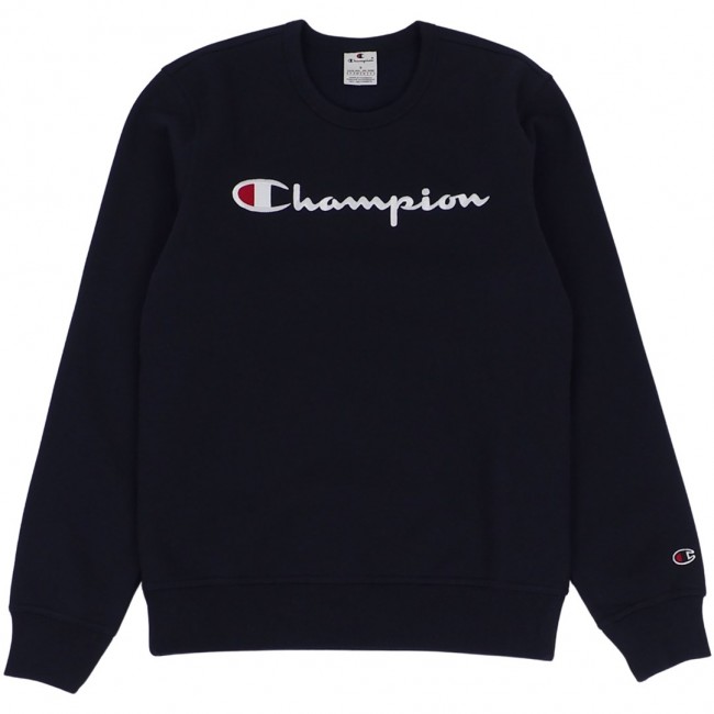 Men's Champion Crewneck Sweatshirt navy blue 220254 BS501 S Men's Champion Crewneck Sweatshirt navy blue 220254 BS501 S