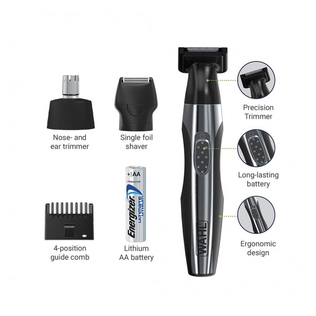 Wahl Travel Kit Deluxe Black, Stainless steel Wahl Travel Kit Deluxe Black, Stainless steel