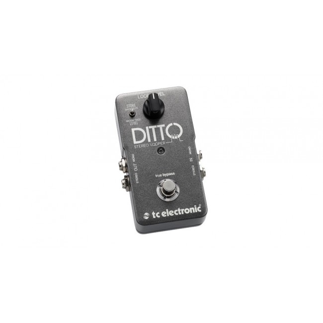 TC Electronic Ditto Stereo Looper Pedal Black TC Electronic Ditto Stereo Looper Pedal Black