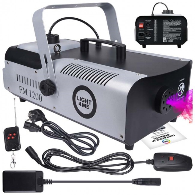 LIGHT4ME FM 1200 fog machine with remote LIGHT4ME FM 1200 fog machine with remote