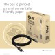 CLUB3D USB4 Gen2x2 Type-C Bi-Directional Cable 4K60Hz, Data 20Gbps, PD 240W(48V/5A) EPR M/M 2m