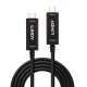 Lindy 15m Fibre Optic Hybrid USB Type C Cable, Audio / Video Only