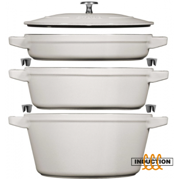 Staub La Cocotte 4.2 L Round Cast iron Casserole baking dish