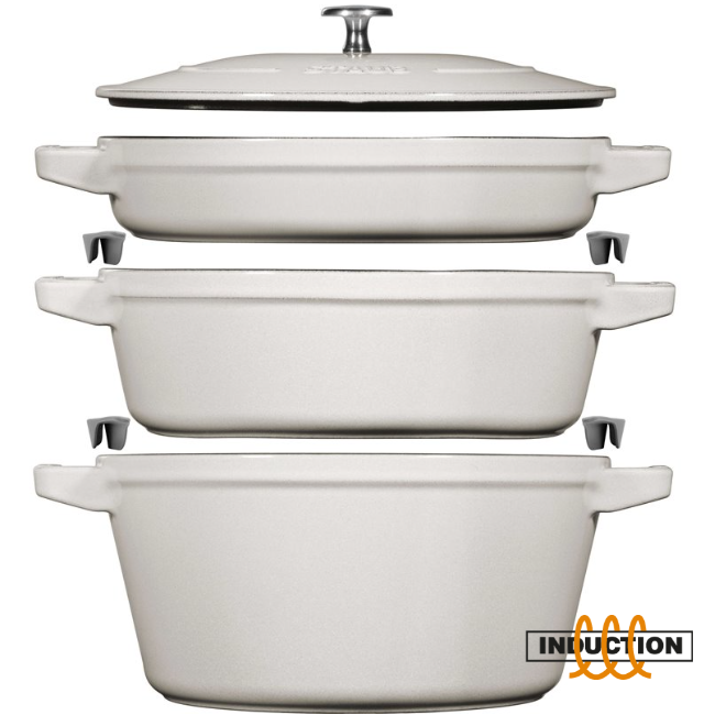 Staub La Cocotte 4.2 L Round Cast iron Casserole baking dish Staub La Cocotte 4.2 L Round Cast iron Casserole baking dish