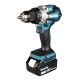 Makita DDF489RTJ power screwdriver/impact driver 1800 RPM Black, Blue, Steel