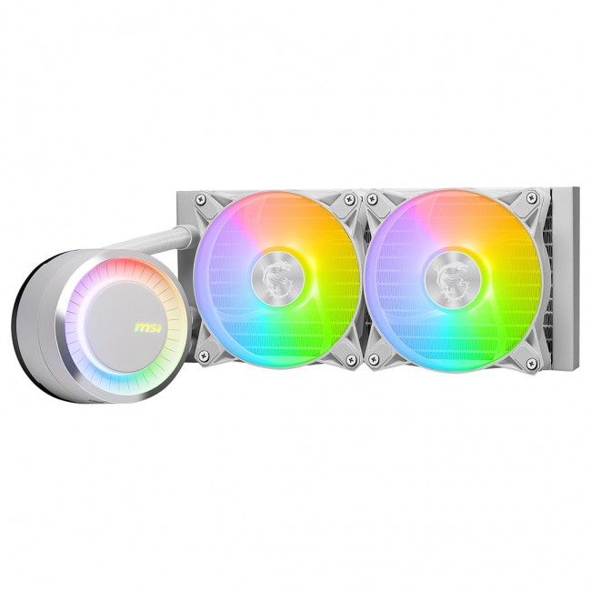MSI MAG Coreliquid E240 WHITE Motherboard, Processor Liquid cooling kit 12 cm MSI MAG Coreliquid E240 WHITE Motherboard, Processor Liquid cooling kit 12 cm