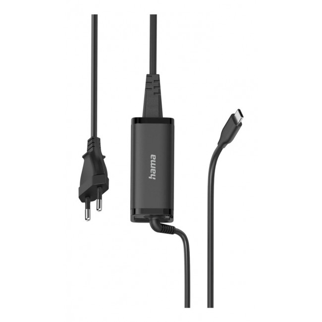 Hama 00200023 power adapter/inverter Indoor 65 W Black