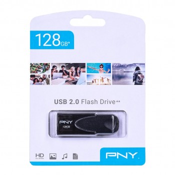 PNY Attach 4 2.0 128GB USB flash drive USB Type-A Black