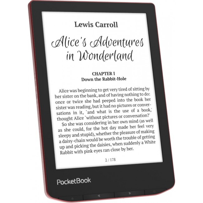PocketBook Verse Pro e-book reader Touchscreen 16 GB Wi-Fi Black, Red