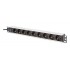 Digitus DN-95437 power distribution unit (PDU) 9 AC outlet(s) 1U Black, Silver