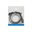Lanberg CA-C19C-10CC-0018-BK power cable Black 1.8 m CEE7/7 C19 coupler