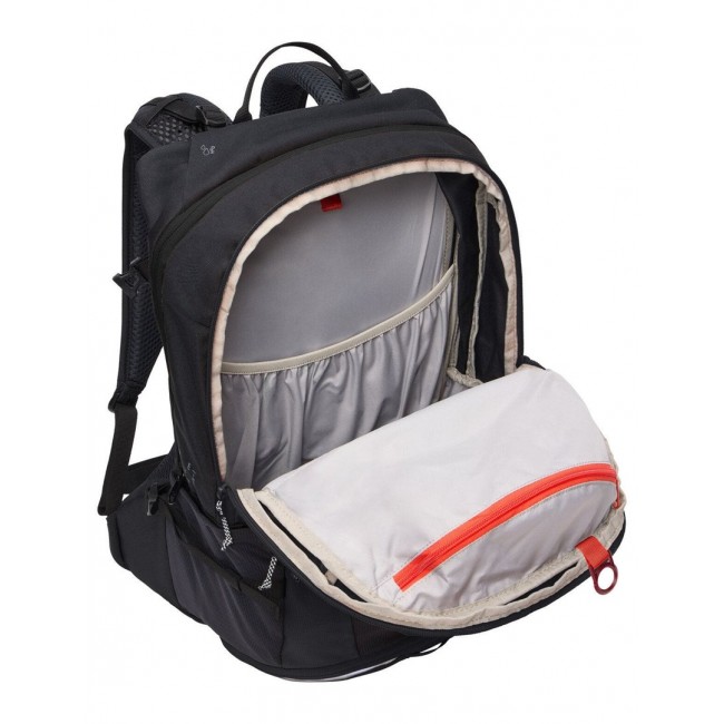 VAUDE Bike Alpin 23+5 backpack Sports backpack Black Polyamide, Polyurethane (PU), Polyester