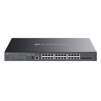 TP-Link SG5428XMPP network switch Managed L3 Gigabit Ethernet (10/100/1000) Power over Ethernet (PoE) Black