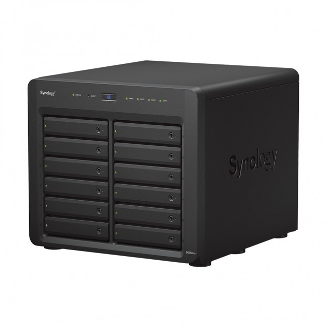 Synology DiskStation DS3622xs+ NAS Tower Intel Xeon D D-1531 16 GB DDR4 0 TB DiskStation Manager Black Synology DiskStation DS3622xs+ NAS Tower Intel Xeon D D-1531 16 GB DDR4 0 TB DiskStation Manager Black