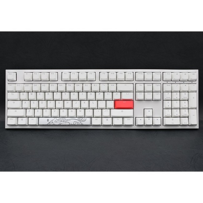 Ducky One 2 White Edition keyboard Universal USB German Ducky One 2 White Edition keyboard Universal USB German