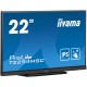 iiyama ProLite 21.5 P-CAP 10pt touch screen featuring IPS panel technology and Anti Glare coating