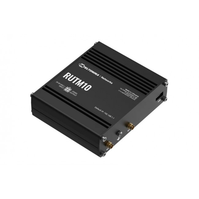 Teltonika RUTM10 wireless router Gigabit Ethernet Dual-band (2.4 GHz / 5 GHz) Black Teltonika RUTM10 wireless router Gigabit Ethernet Dual-band (2.4 GHz / 5 GHz) Black