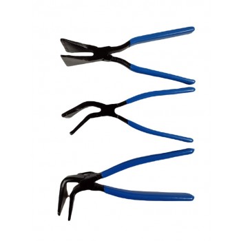 Roofing pliers set 3 pcs. Silver