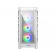 COUGAR Midi Tower Case Duoface Pro ARGB, White