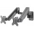 Manhattan Dual Wall Mount for TV & Monitors (Full Motion Gas Spring), For screens 17